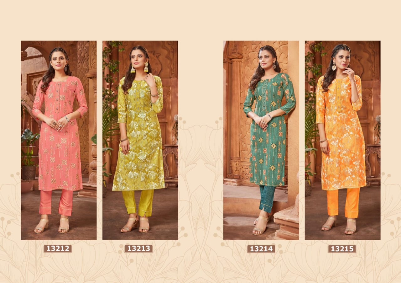 Kalaroop Aston 2 New Stylish Wear Printed Kurti With Pant Collection